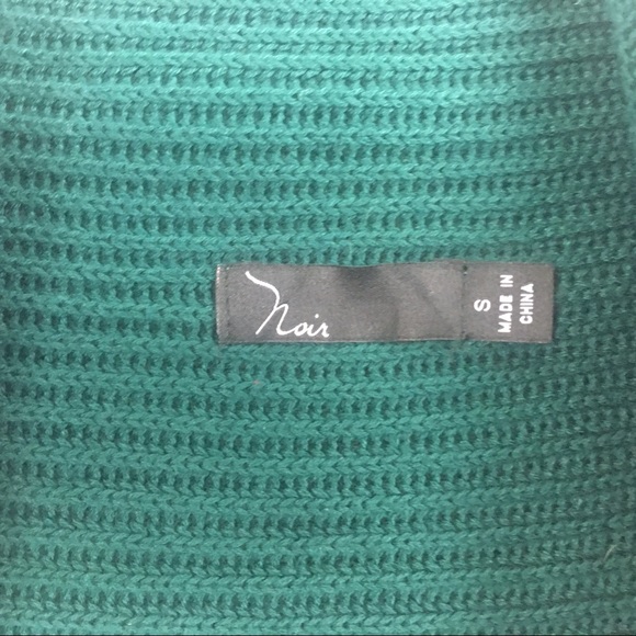 Noir | Dark Green Sweater Vest | Small - Picture 3 of 3